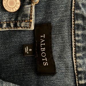 Talbots embroidered Jean jacket, like new